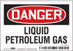 Safety Sign 3.5in x 5in Vinyl