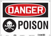Safety Sign 10 in x 14 in Aluminum