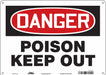 Safety Sign 10 in x 14 in Aluminum
