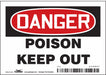 Safety Sign 3 1/2 inx5 in Vinyl