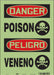 Safety Sign 14 in x 10 in Glow Vinyl