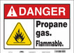 J8353 Safety Sign 10 inx14 in Vinyl