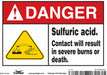 Safety Sign 5 inx7 in Vinyl