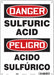 Safety Sign 14 in x 10 in Polyethylene