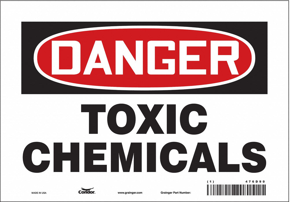 Safety Sign 7 in x 10 in Vinyl