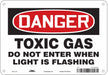 Safety Sign 7 in x 10 in Polyethylene