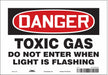 Safety Sign 7 in x 10 in Vinyl