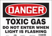 Safety Sign 10 in x 14 in Vinyl