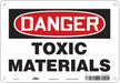 Chemical Sign 7 in x 10 in Aluminum