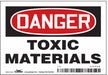 Safety Sign 3.5in x 5in Vinyl