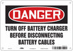 Safety Sign 7 in x 10 in Aluminum