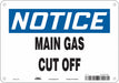 Safety Sign 7 in x 10 in Aluminum
