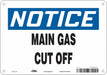 Safety Sign 7 in x 10 in Polyethylene