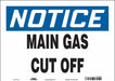 Safety Sign 10 in x 14 in Vinyl