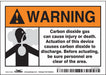 Safety Sign 3 1/2 inx5 in Vinyl