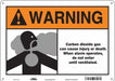 Safety Sign 10 inx14 in Aluminum