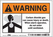 Safety Sign 3 1/2 inx5 in Vinyl