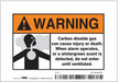 Safety Sign 3.5in x 5in Vinyl