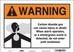 Safety Sign 10 in x 14 in Vinyl