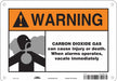 Chemical Sign 7 in x 10 in Aluminum