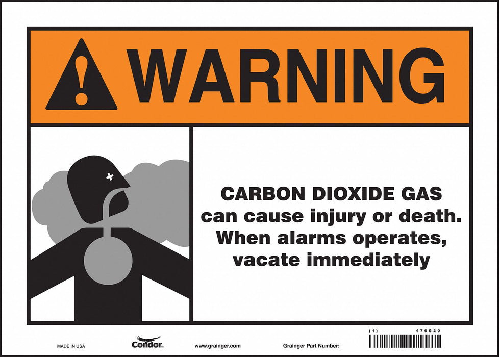 Safety Sign 10 inx14 in Vinyl