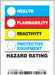 Sign 4 in H 2-7/8 in W Vinyl PK25
