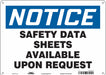 Safety Sign 10 in x 14 in Aluminum