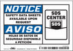 Safety Sign 3 1/2 inx5 in Vinyl PK5