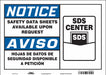 Safety Sign 10 inx14 in Vinyl