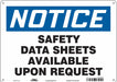 Safety Sign 10 inx14 in Aluminum