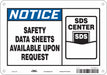 Safety Sign 7 in x 10 in Aluminum