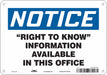 Safety Sign 7 in x 10 in Aluminum