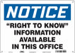 Safety Sign 10 in x 14 in Aluminum