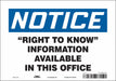 Safety Sign 7 in x 10 in Vinyl