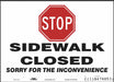 Safety Sign 24 in x 36 in Aluminum