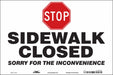 Safety Sign 24 in x 36 in Vinyl