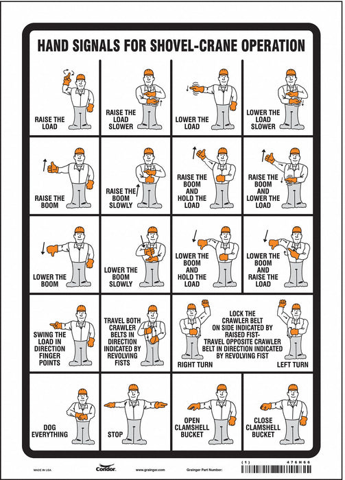 Safety Sign 14 inx10 in Vinyl