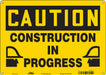 Safety Sign 10 inx14 in Polyethylene