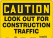 Safety Sign 10 inx14 in Aluminum