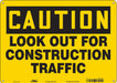 Safety Sign 10 in x 14 in Polyethylene
