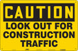 Safety Sign 24 in x 36 in Polyethylene