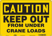 Safety Sign 10 in x 14 in Polyethylene
