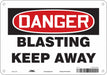 J8660 Safety Sign 7 in x 10 in Polyethylene