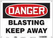 J8660 Safety Sign 10 in x 14 in Polyethylene
