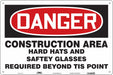 Safety Sign 24 in x 36 in Aluminum
