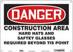 Safety Sign 10 inx14 in Polyethylene