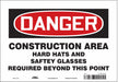 Safety Sign 7 in x 10 in Vinyl