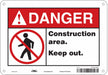 Safety Sign 7 in x 10 in Aluminum