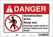 Safety Sign 7 inx10 in Vinyl