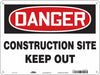 Safety Sign 18 inx24 in Polyethylene